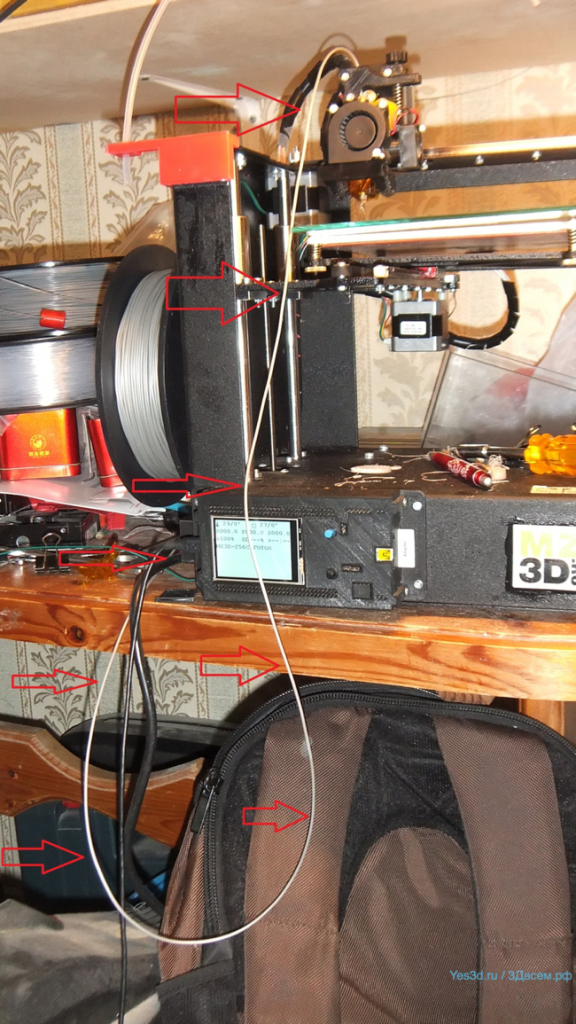 3D принтер MZ3D и пластик NinjaFlex
