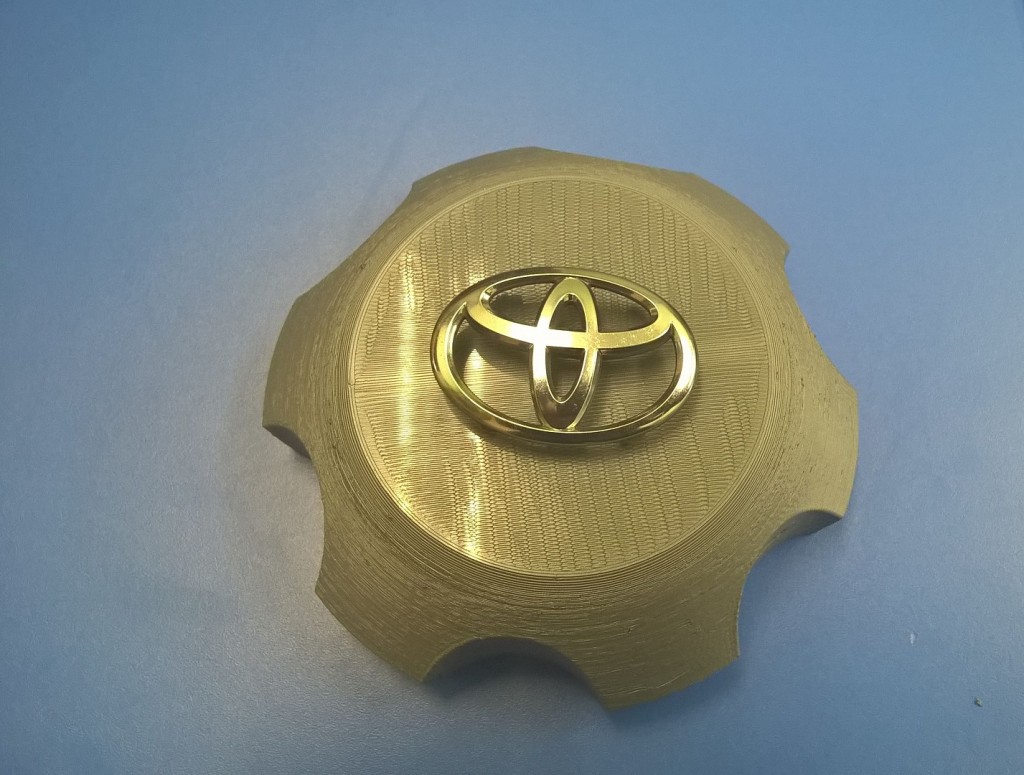 3DELO - 3D печать колпака диска Toyota Land Cruiser