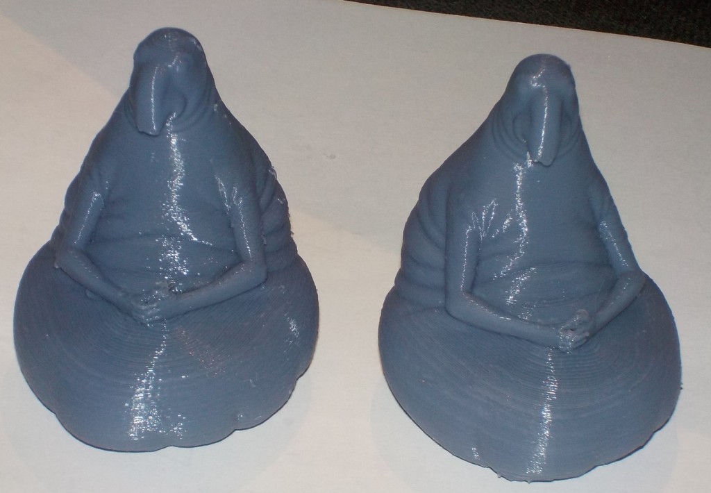 Печать  модели Ждуна на 3D принтере